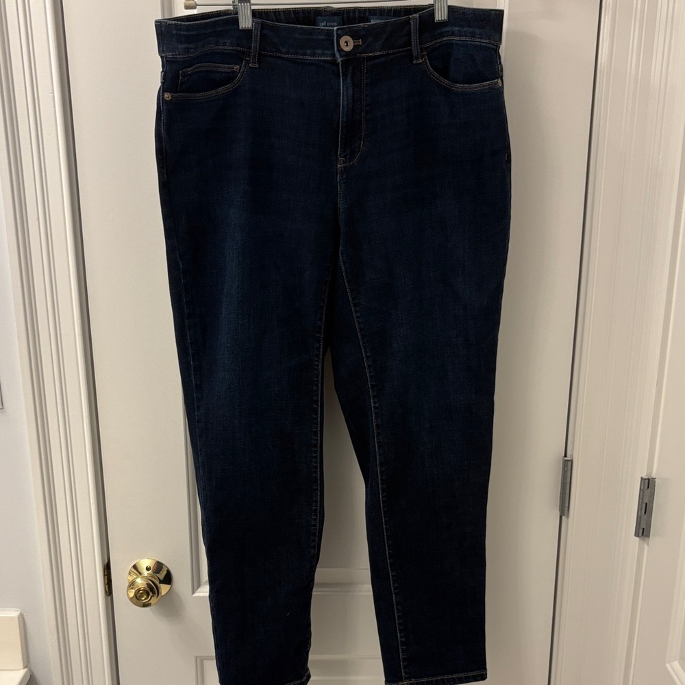 J. Jill Boyfriend Straight-Leg Ankle Jeans